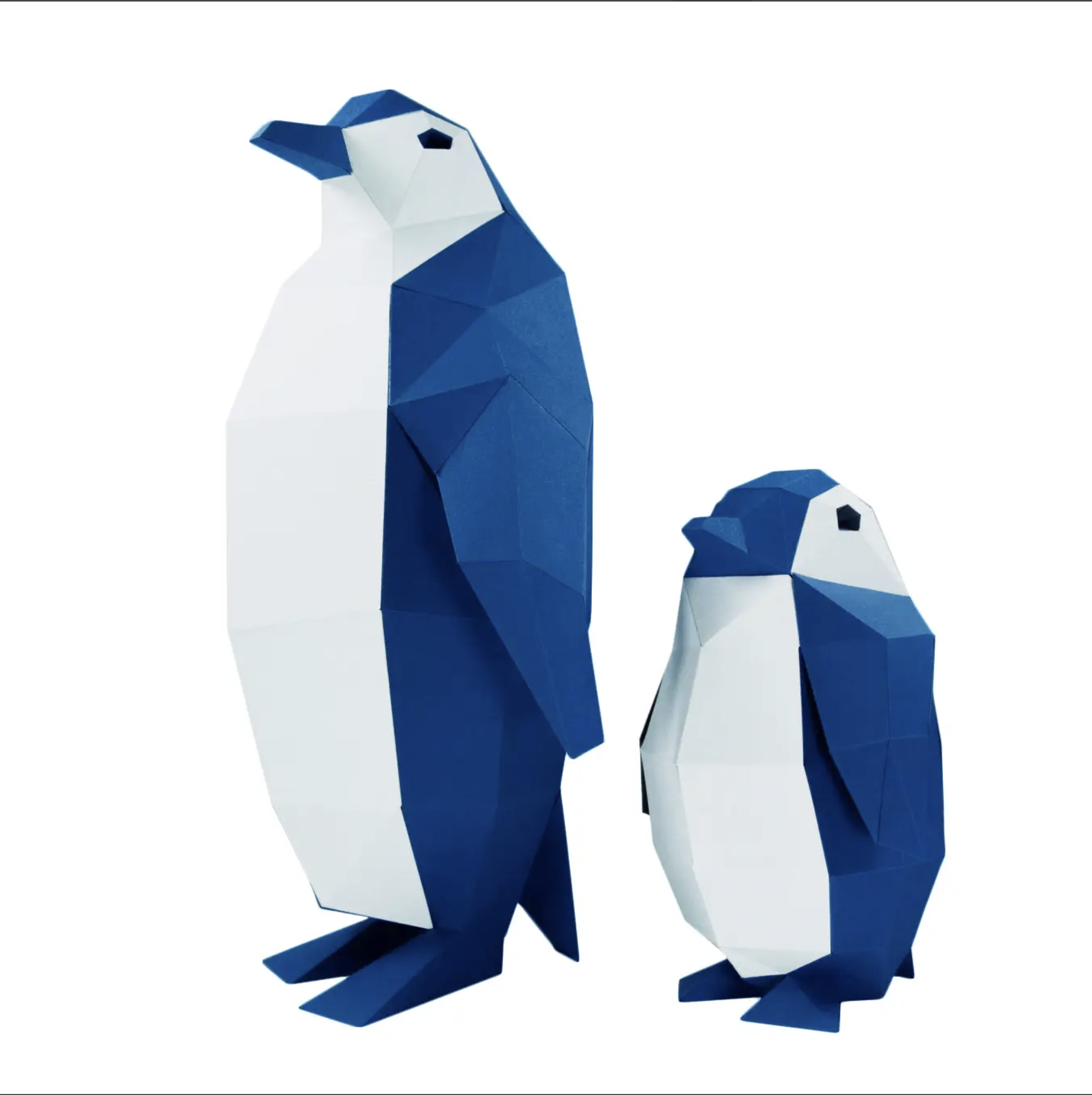 Papercraft World 3D Papercraft Wall Art Diy Kit Penguins