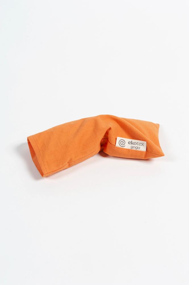 Organic Cotton Eye Pillow Flaxseed Dry Lavender Apricot