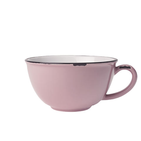 Canvas Homeware Pink Cafe au Lait Vintage Inspired Cup