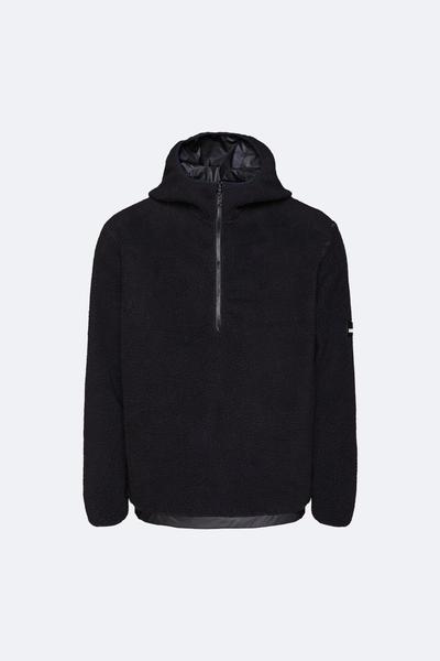 Fleece Pullover Hoodie Black