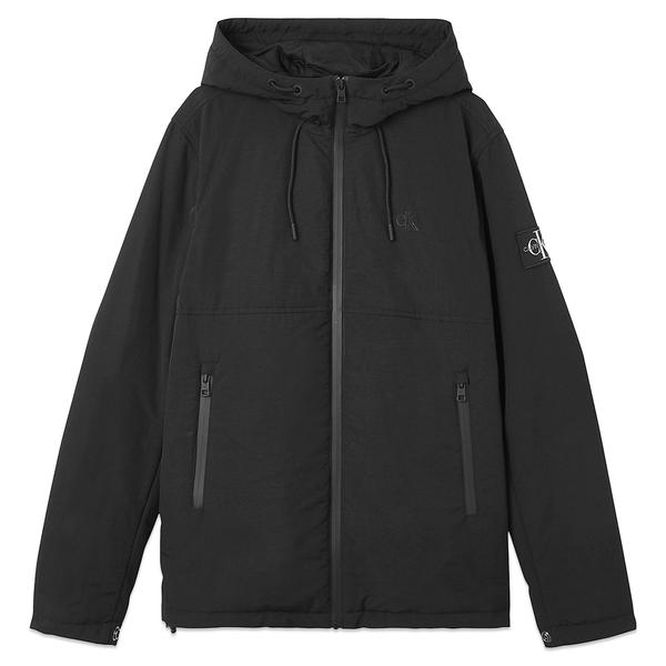 Hooded Harrington Jacket Black