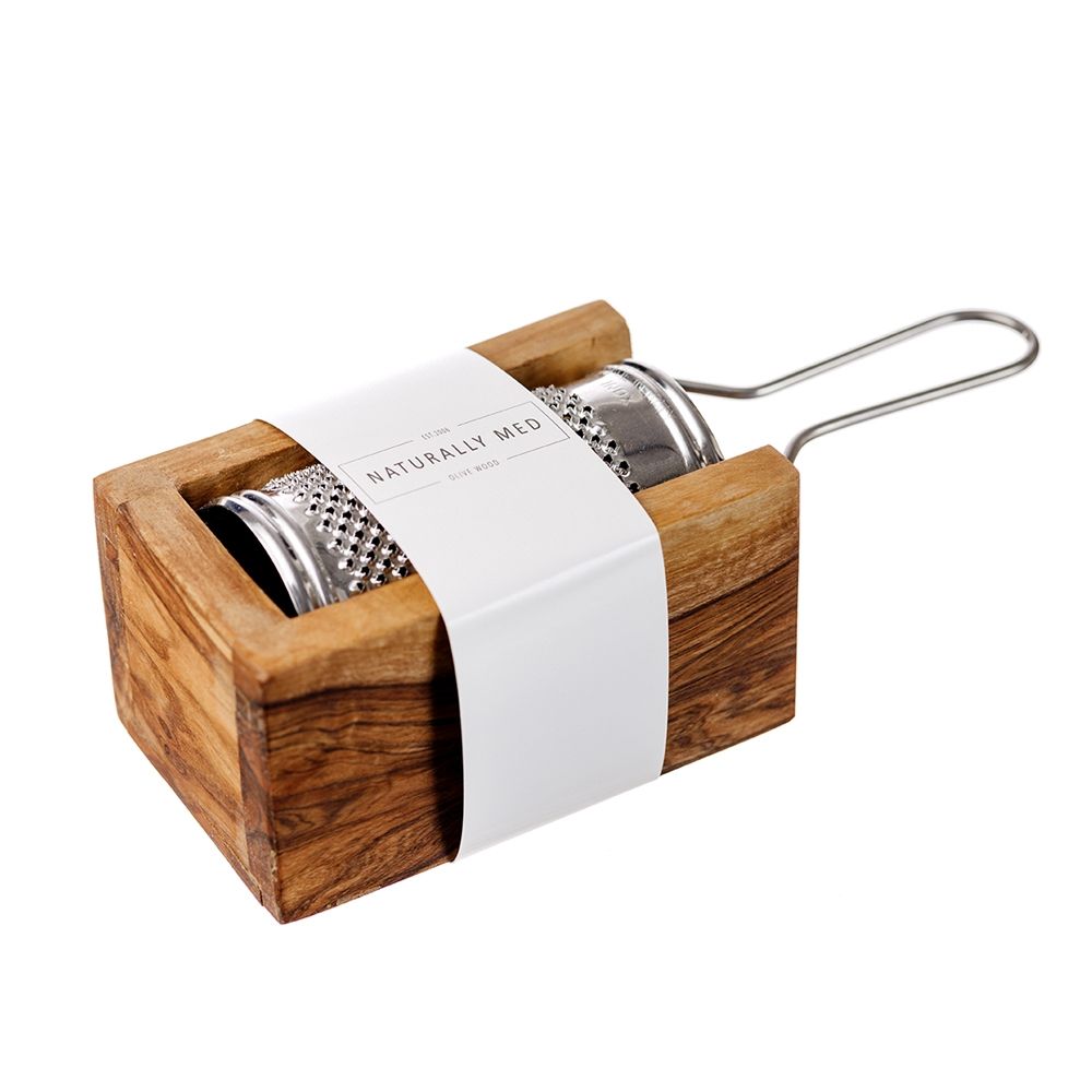 Just Slate Olive Wood Cheese Grater