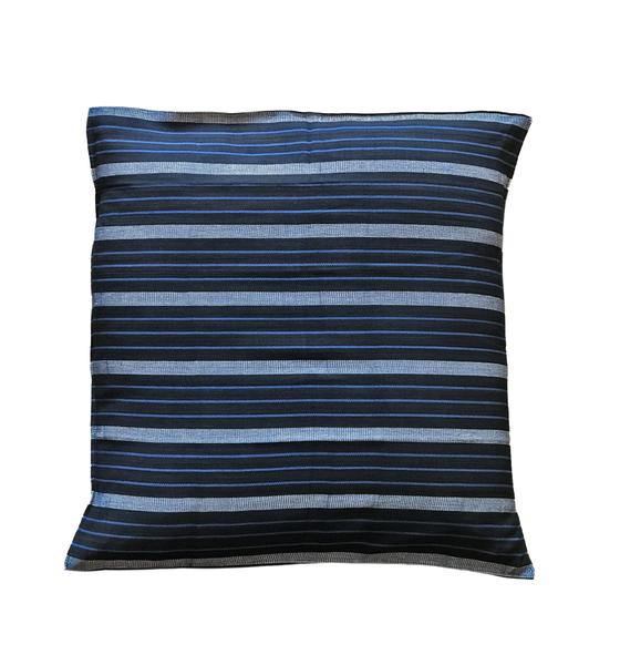 Tensira Multi Stripe Cushion Blue Black
