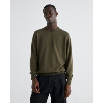 Thinking Mu Olive Green Orlando Sweater