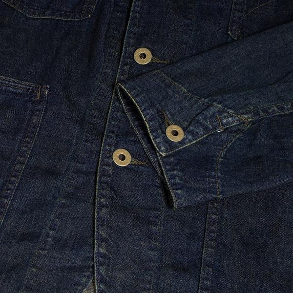 rrl selvedge denim engineer jacket