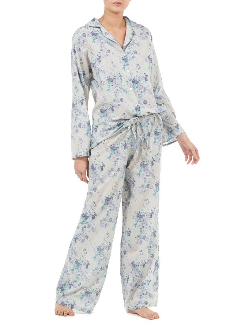 Cotton Pyjamas Vintage Powder Grey M/L