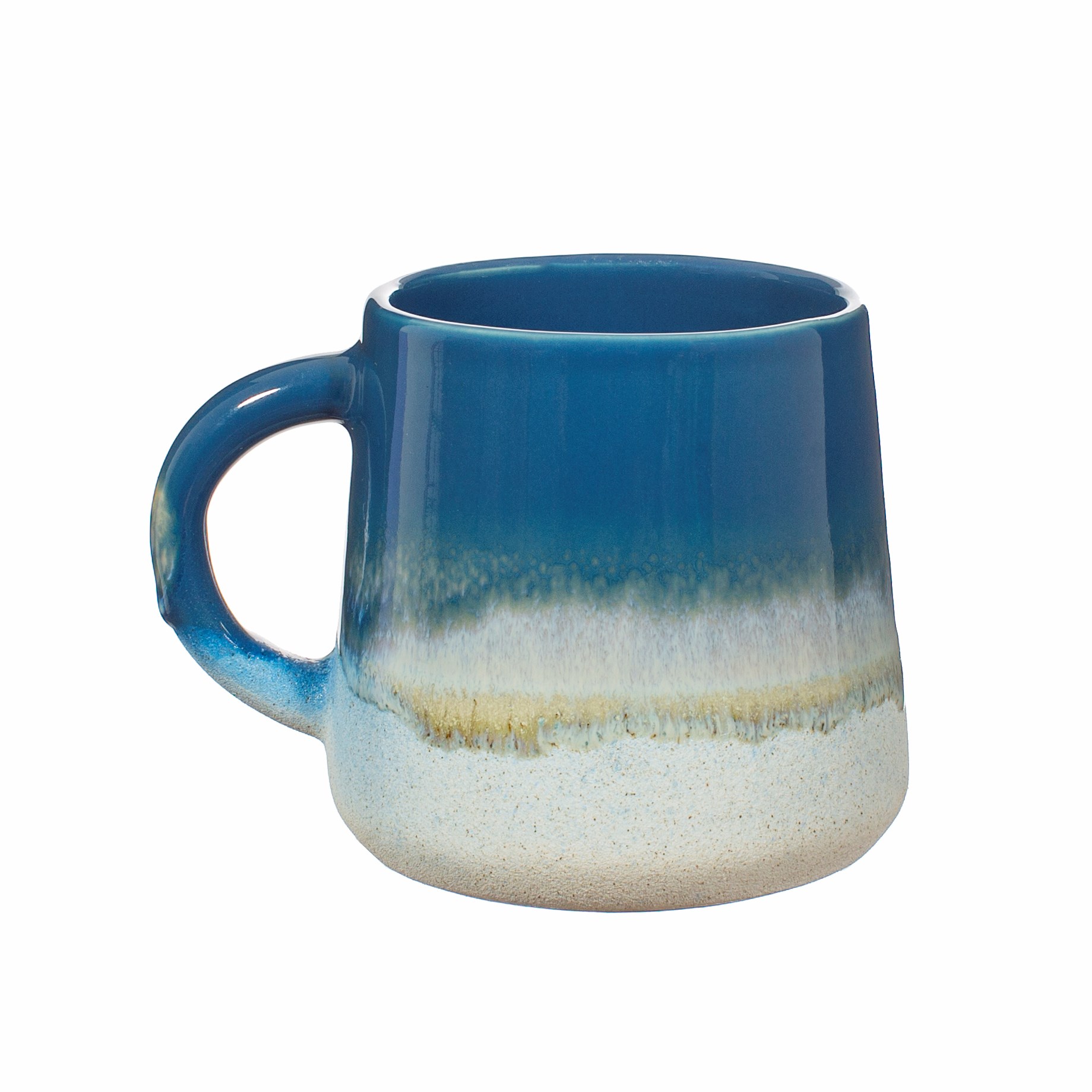 Sass & Belle  Blue Dip Glaze Mug