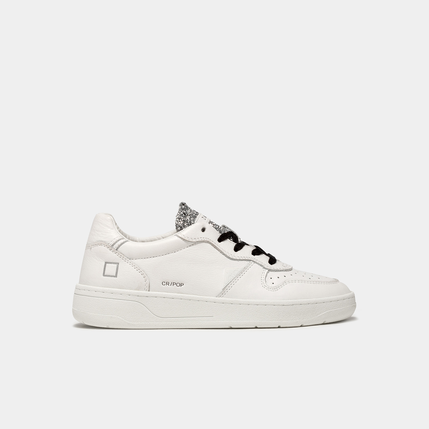 D.A.T.E. Sneakers Glitter White Court Pop Trainers