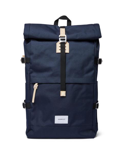 Bernt Bag Navy With Natural Leather