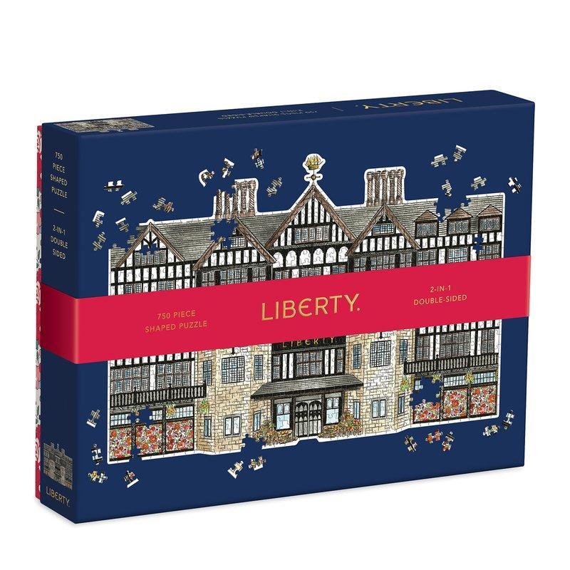 Liberty Tudor Building 750 Piece Shaped Puzzle Galison Liberty London