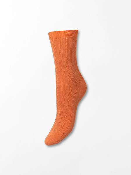 Glitter Drake Socks Burnt Orange