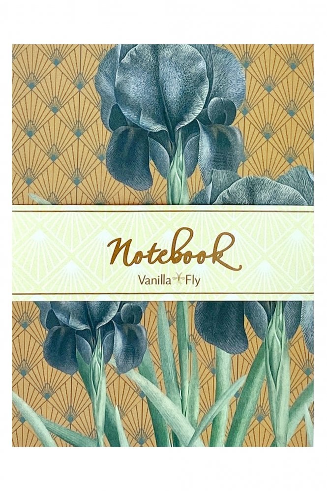 Vanilla Fly Grey Iris Notebook