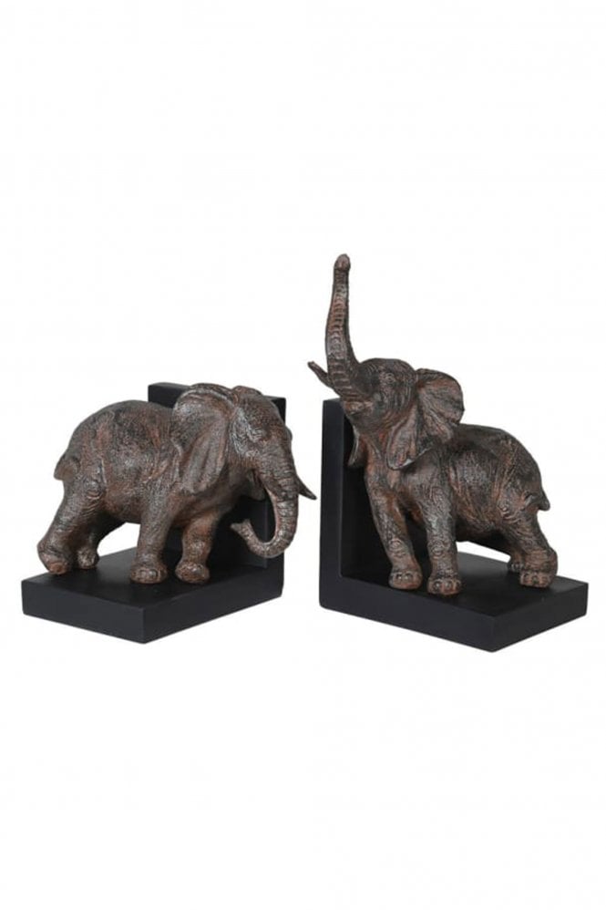 The Home Collection Pair Of Elephant Bookends