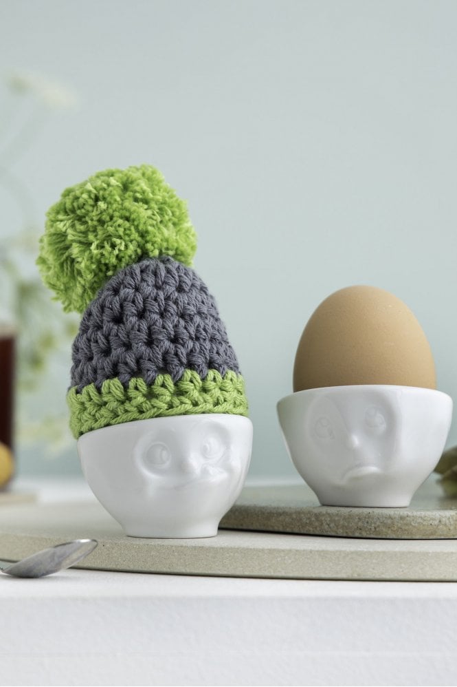 Tassen Egg Cup Hat Grey Green