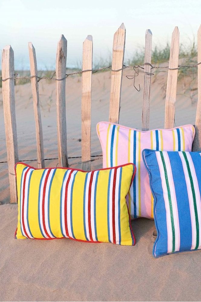 andklevering-klevering-yellow-stripe-rectangular-cushion
