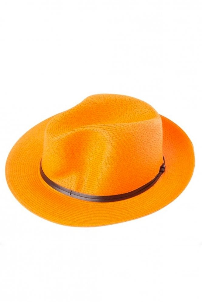 Havana Fedora In Orange