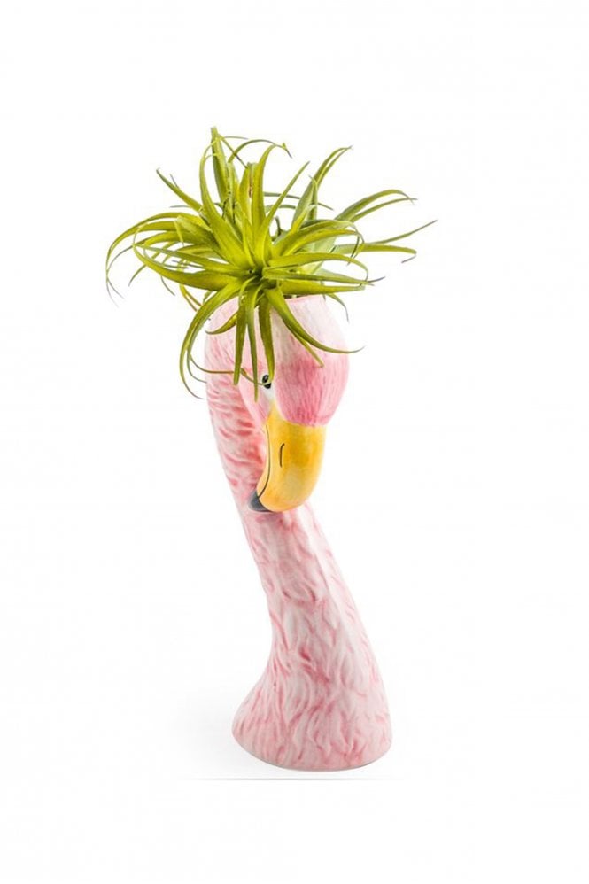The Home Collection CRT 48 Small Ceramic Pink Flamingo Head Vase