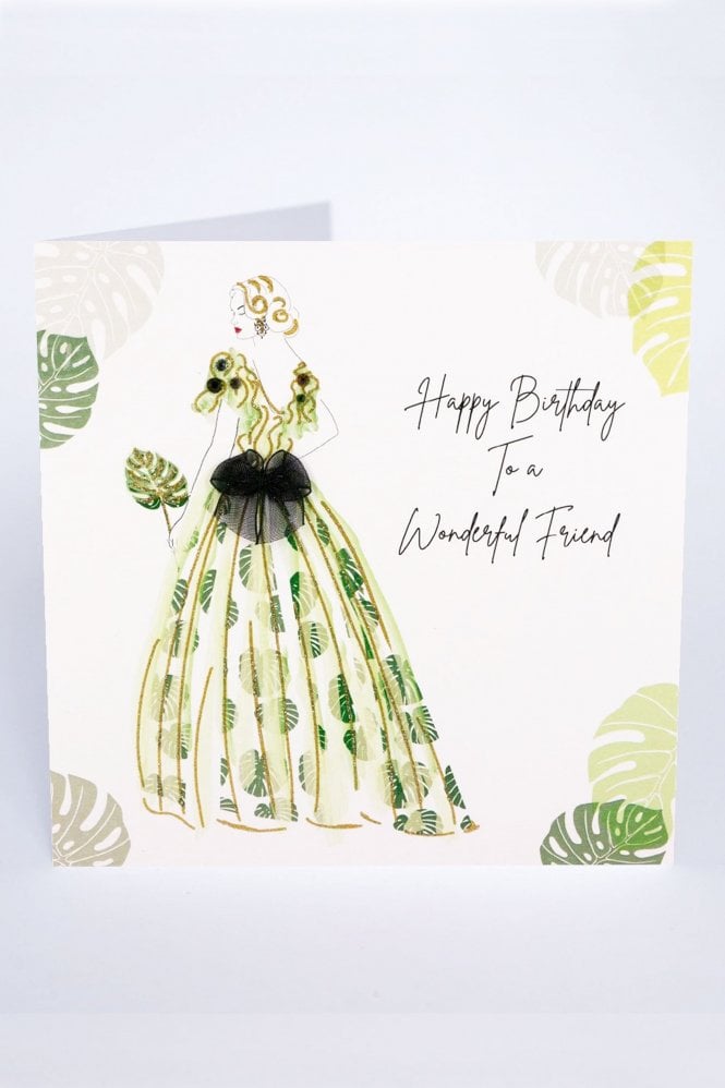 Happy Birthday To A Wonderful Friend Card