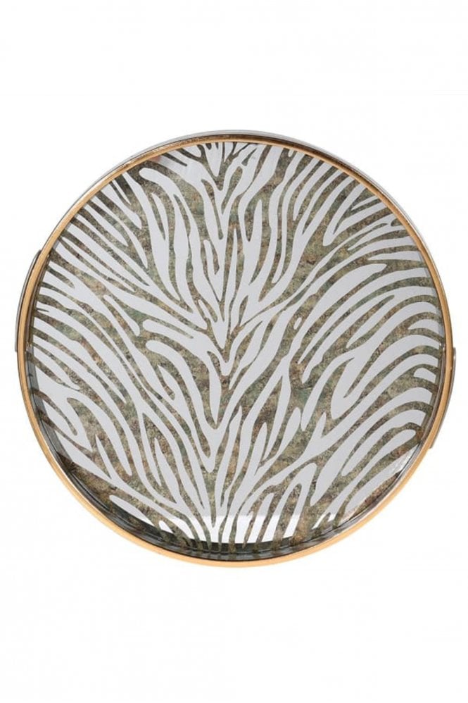 The Home Collection Zebra Pattern Tray