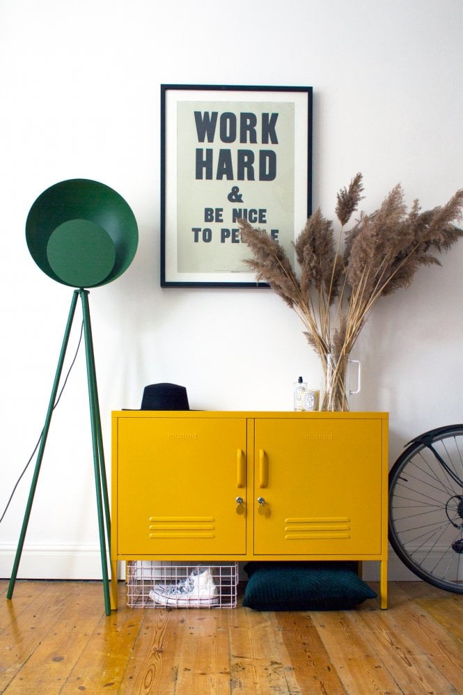 The Lowdown Locker In Mustard