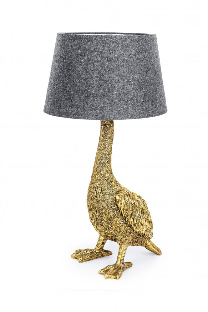 The Home Collection Antique Gold Goose Table Lamp