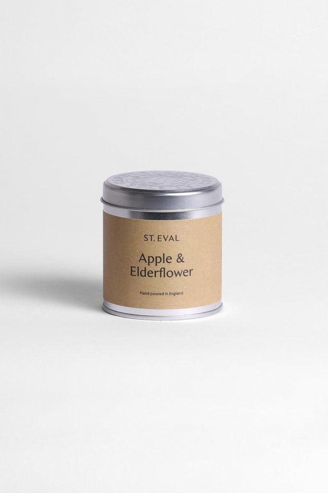 St Eval Candle Company Apple Elderflower Scented Tin Candle
