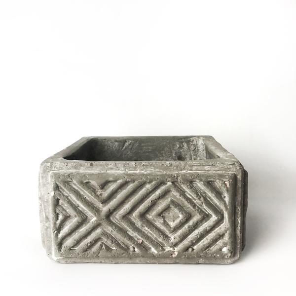 Greek Cement Planter