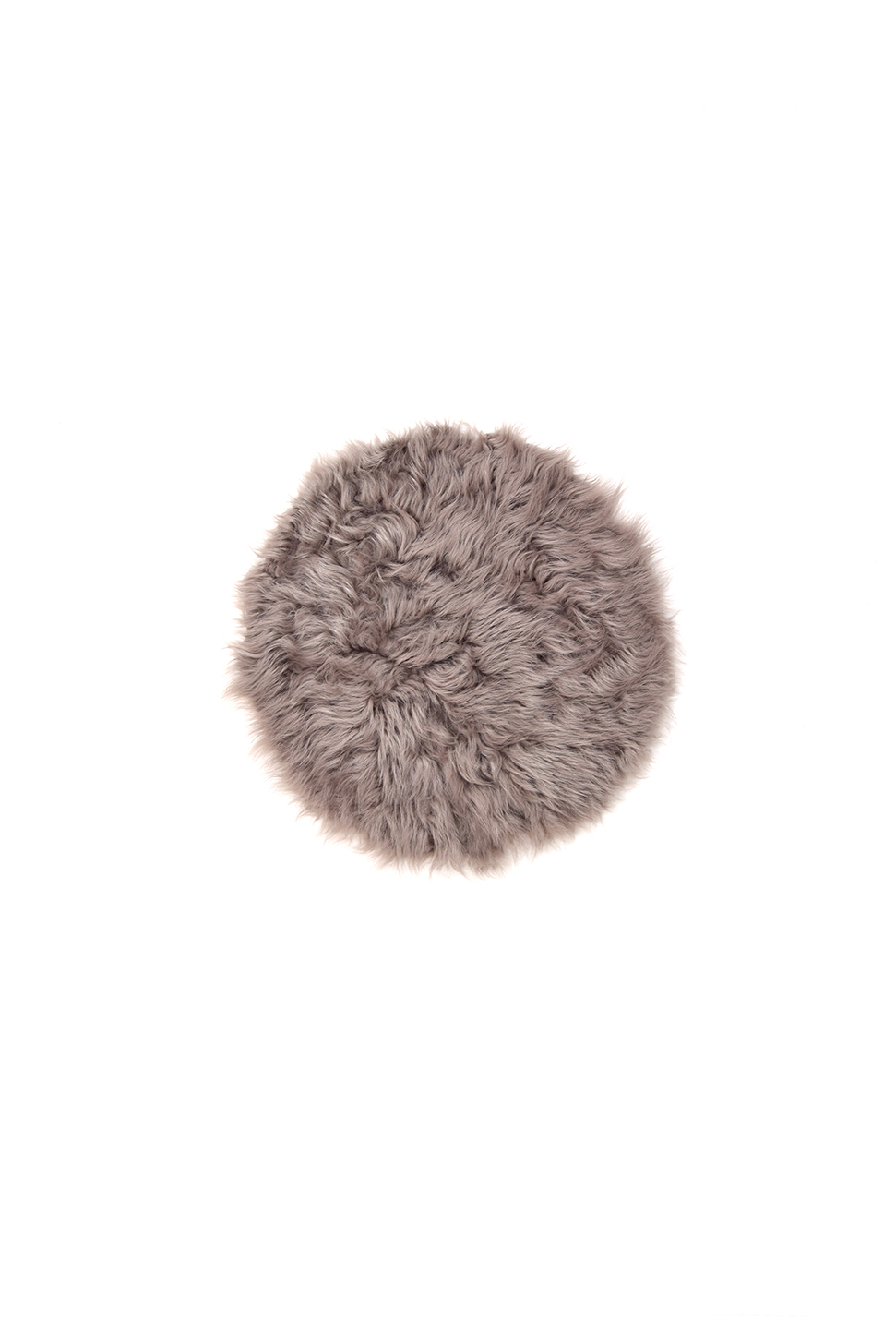 Gushlow & Cole Taupe Curly Sheepskin/Shearling Seat Pad