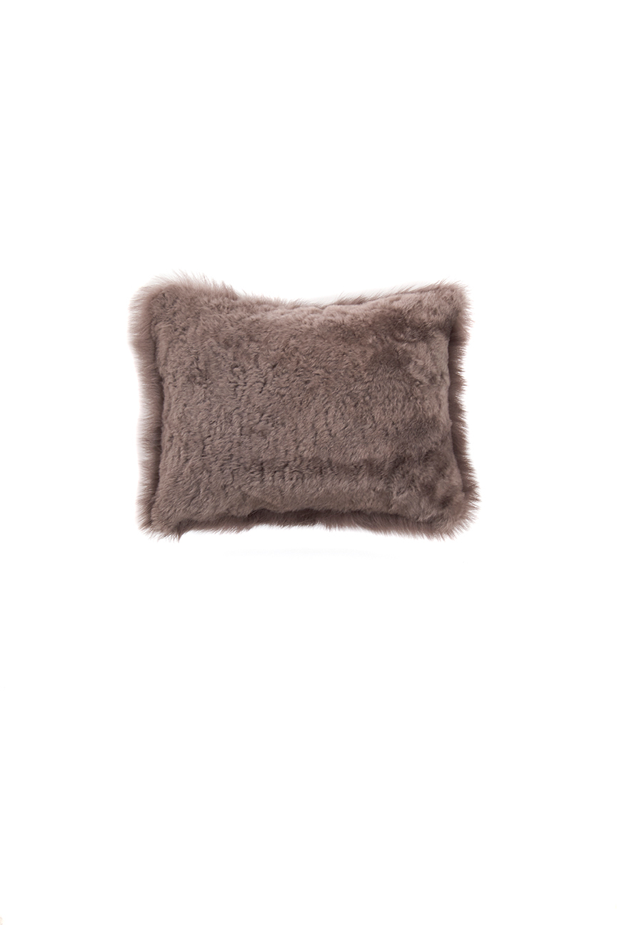 Gushlow & Cole Small Taupe Toscana Sheepskin/Shearling Cushion