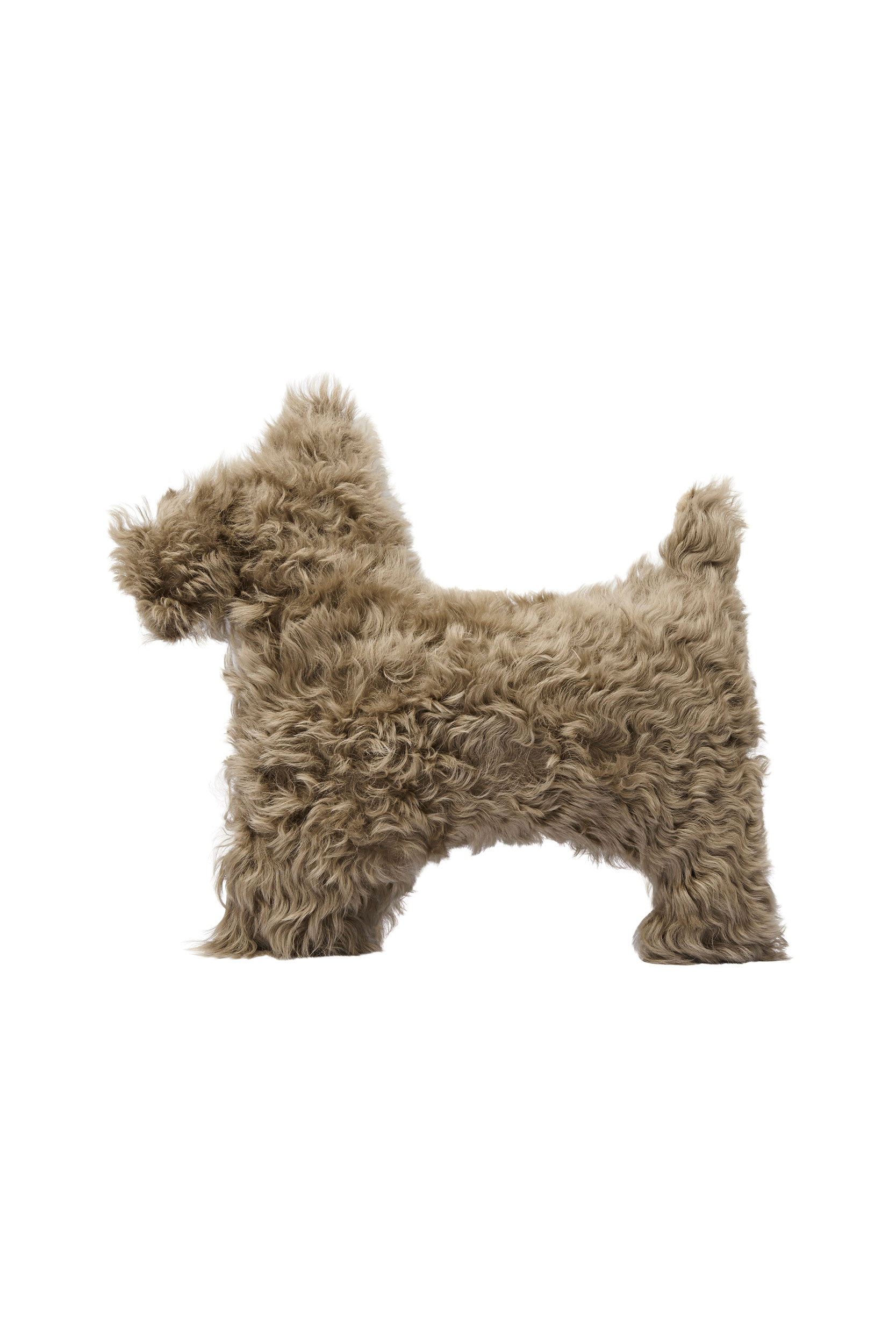 Gushlow & Cole Scottie Dog Sheepskin/Shearling Cushion