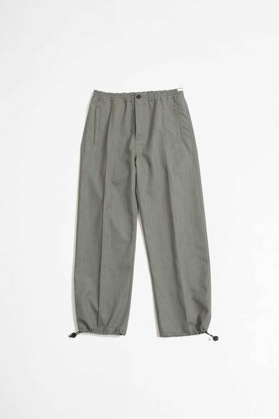 Drawstring Trousers Silver