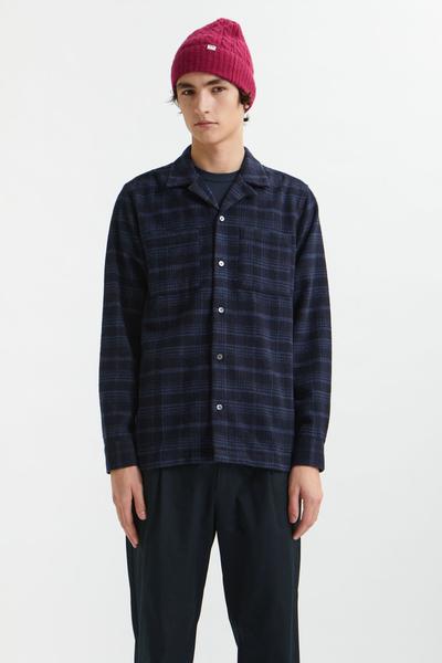 Dylan Wool Shirt Dusty Blue