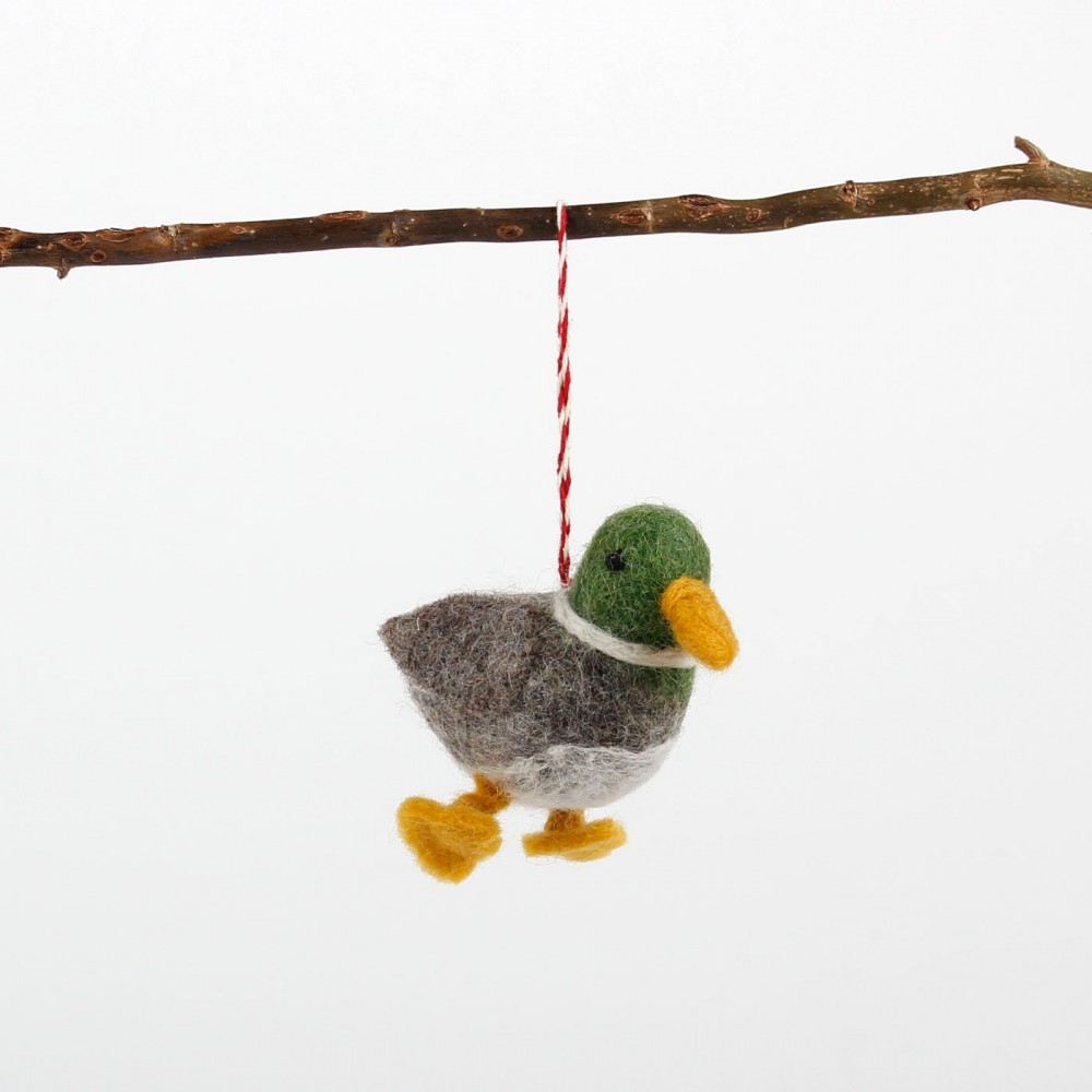 Sjaal met Verhaal Wool Felt Duck Hanger