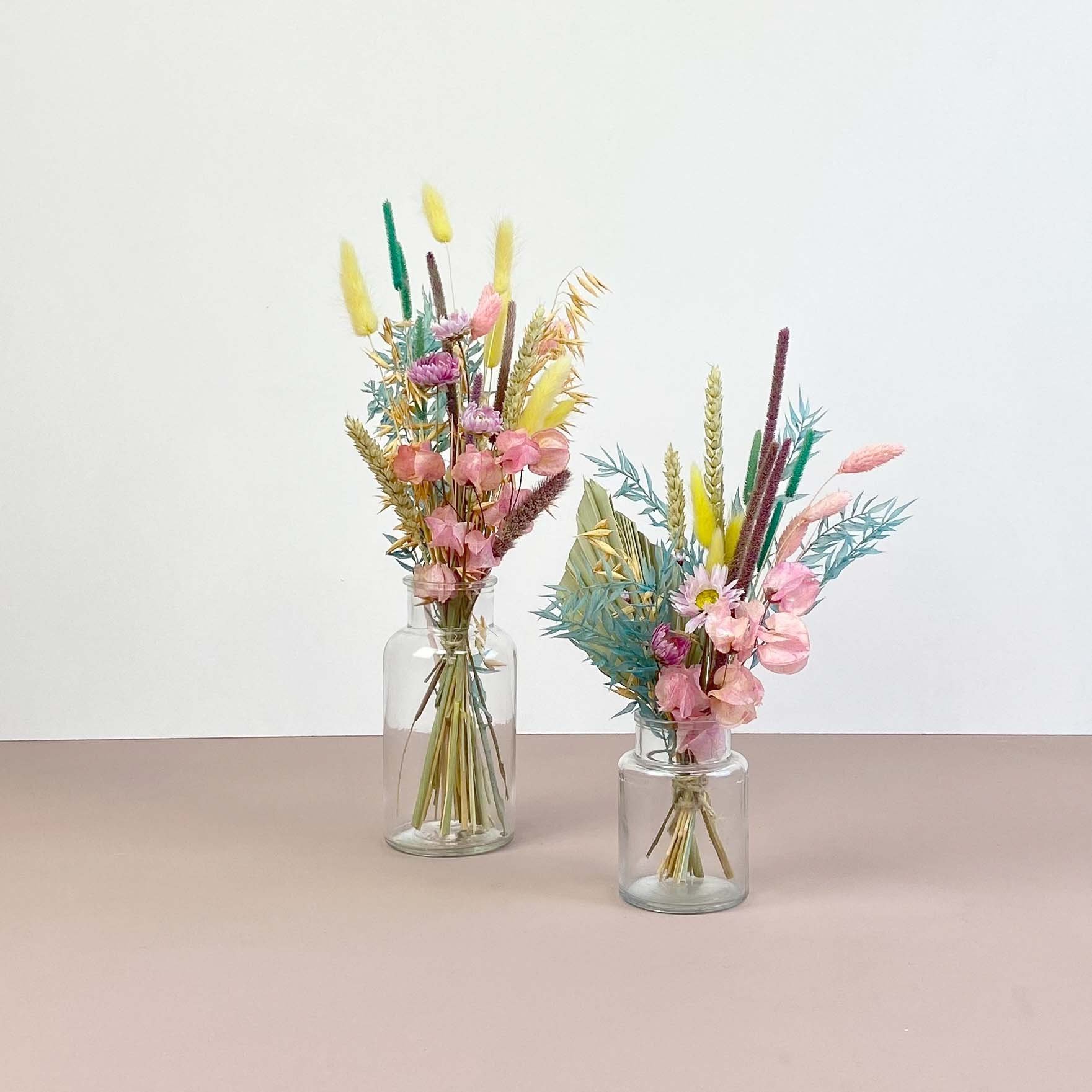 Catkin & Pussywillow Dried Flower Duo Jar Set