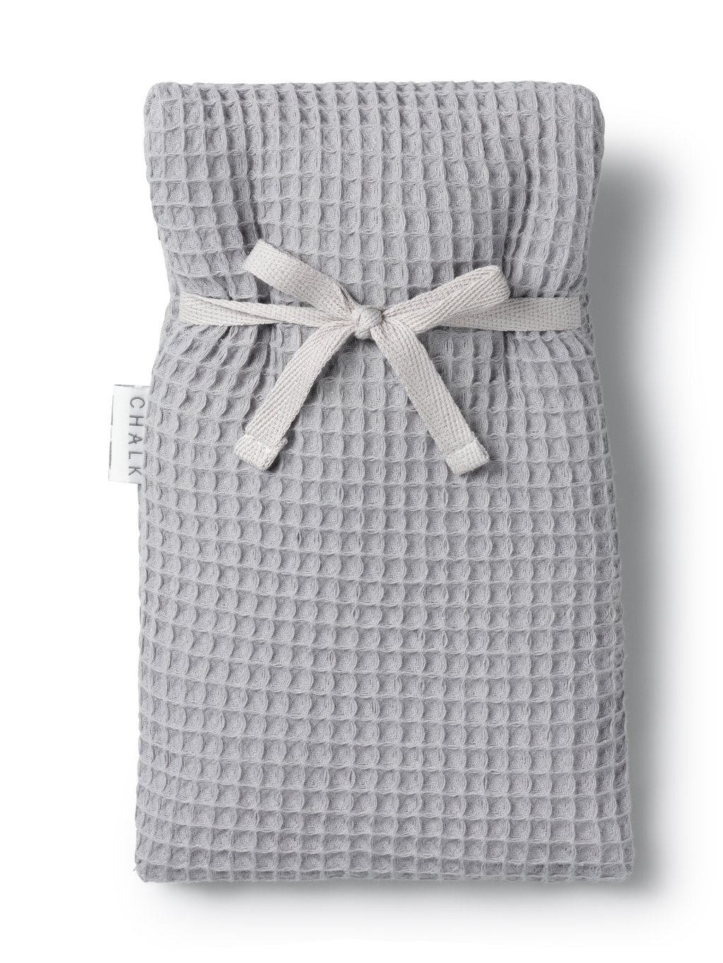 Pale Grey Waffle Cover Hot Water Bottle