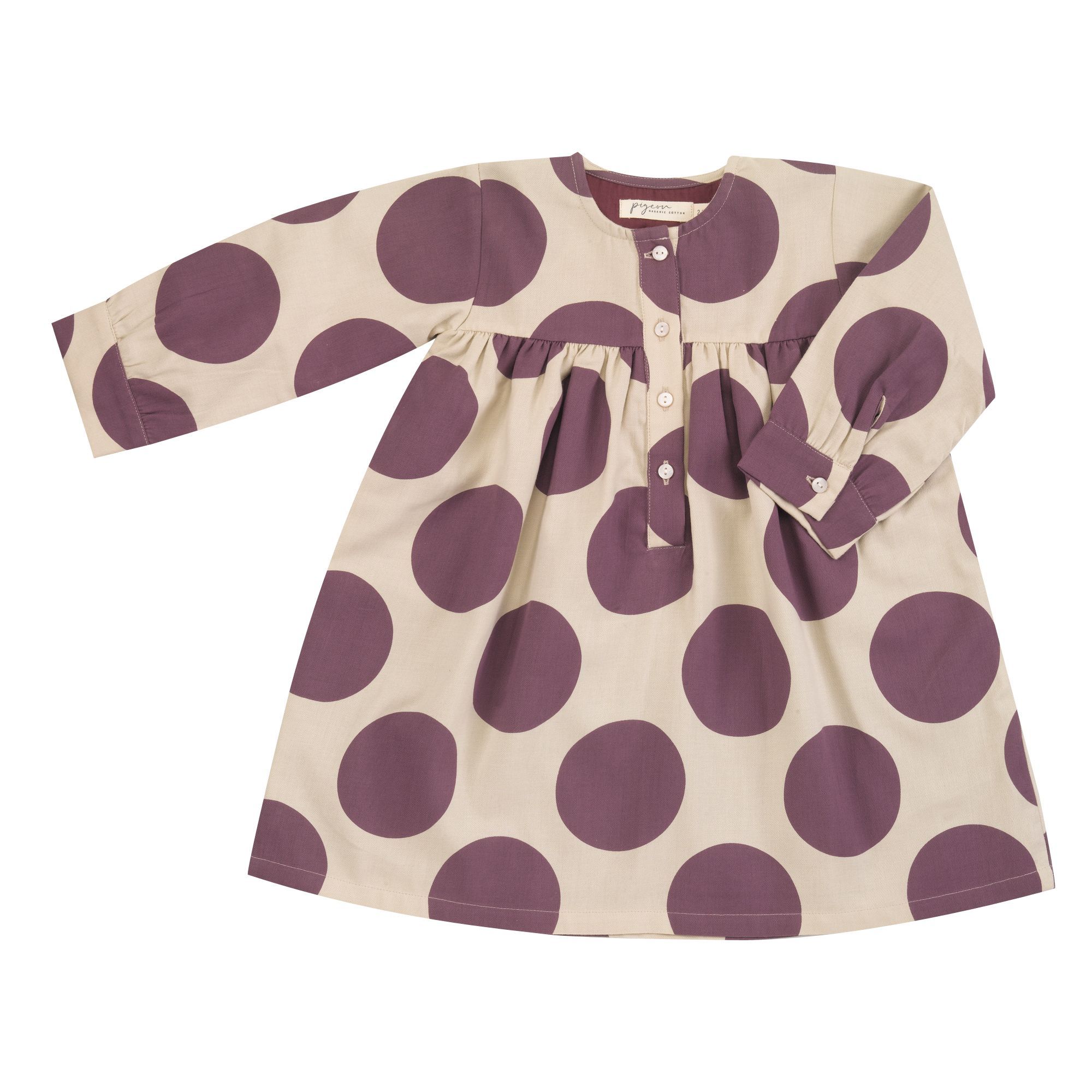 Fig Giant Spot Yoke Dress