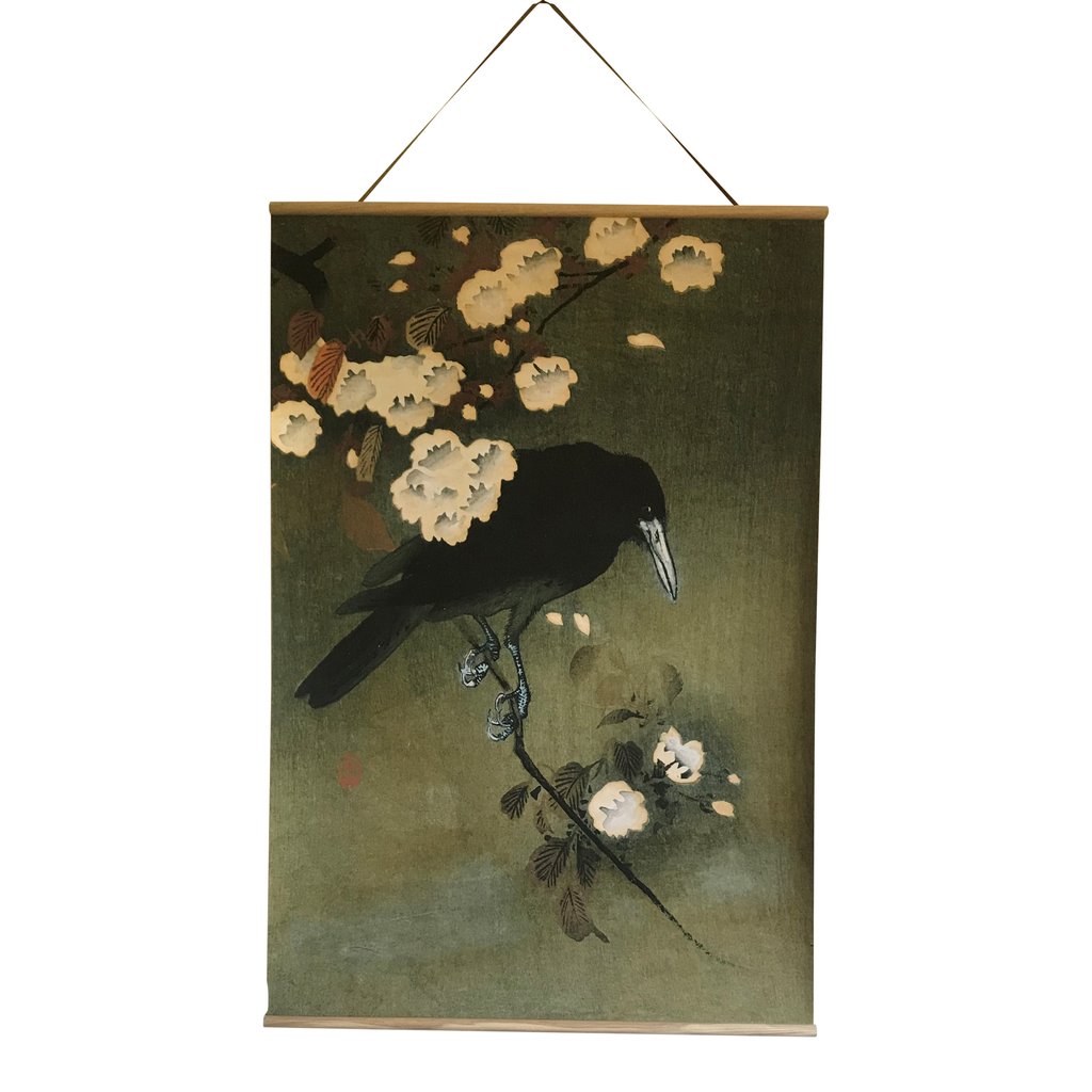 Maitri Canvas Wall Hanging The Crow