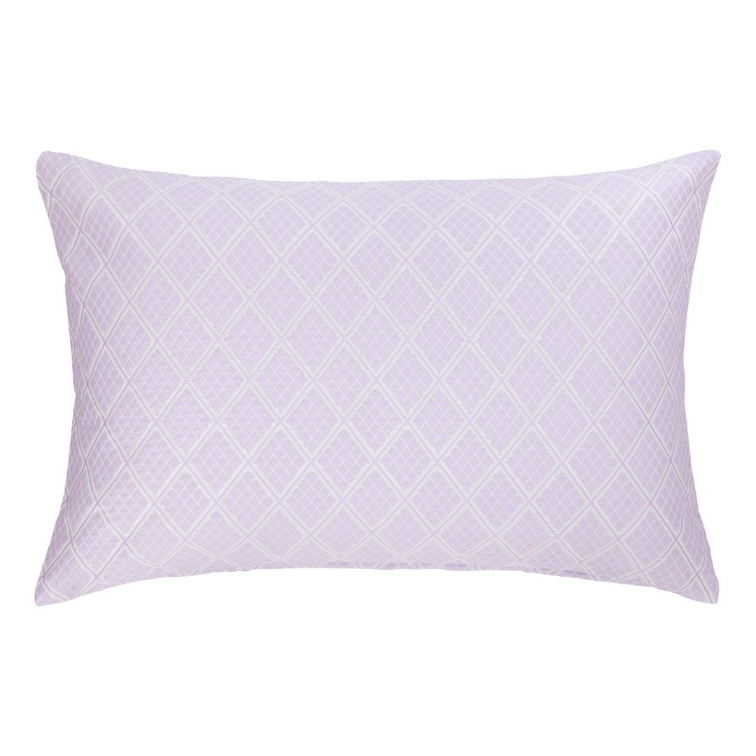 Dagny Light Purple Pillow with Shiny Lurex, 40x60 cm