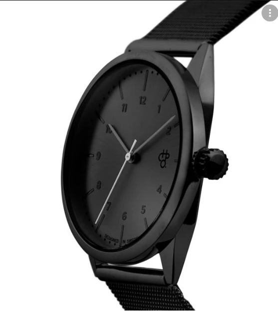 Rawiya Metal Watch Black