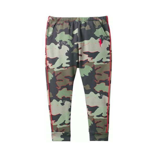 Kids Joggers Khaki Camo Print