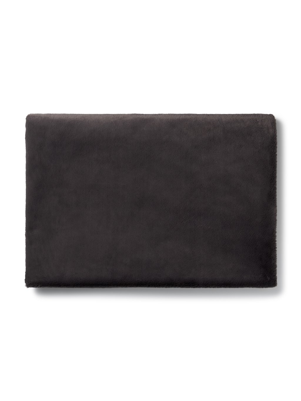 Just So Interiors Charcoal Faux Fur Throw