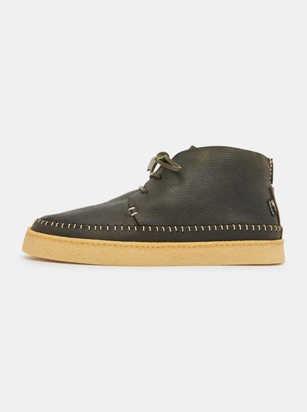 Hitch Tumbled Leather Boot Olive