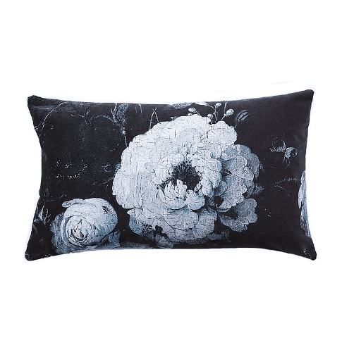 Kirkland's Home  28 x 47cm Velvet Flora Cushion