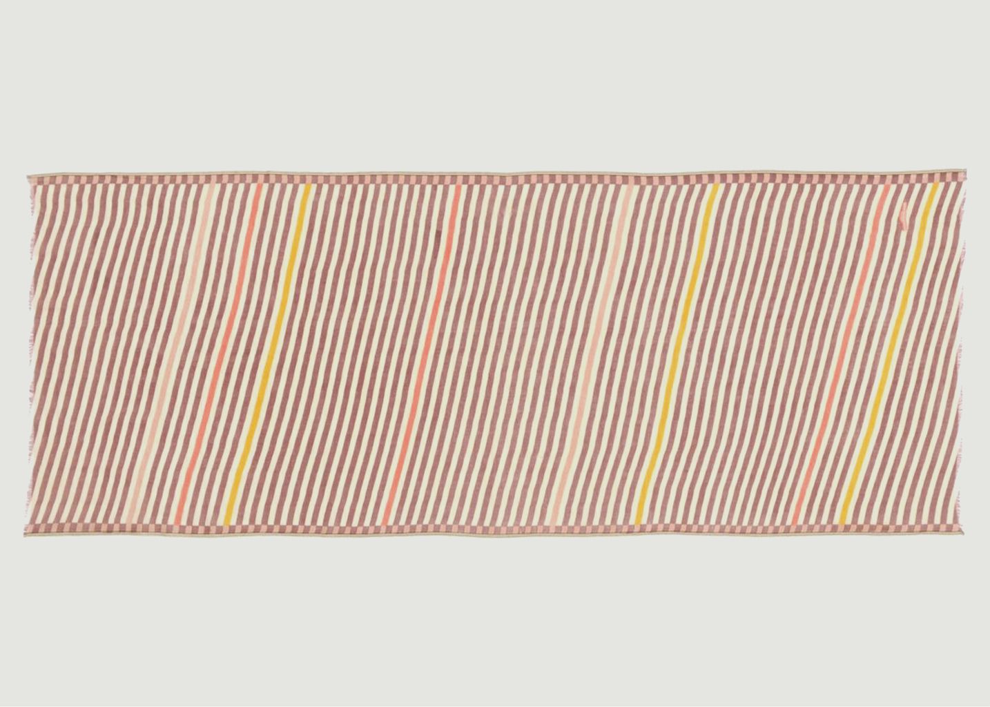 N 538 Wool Striped Scarf