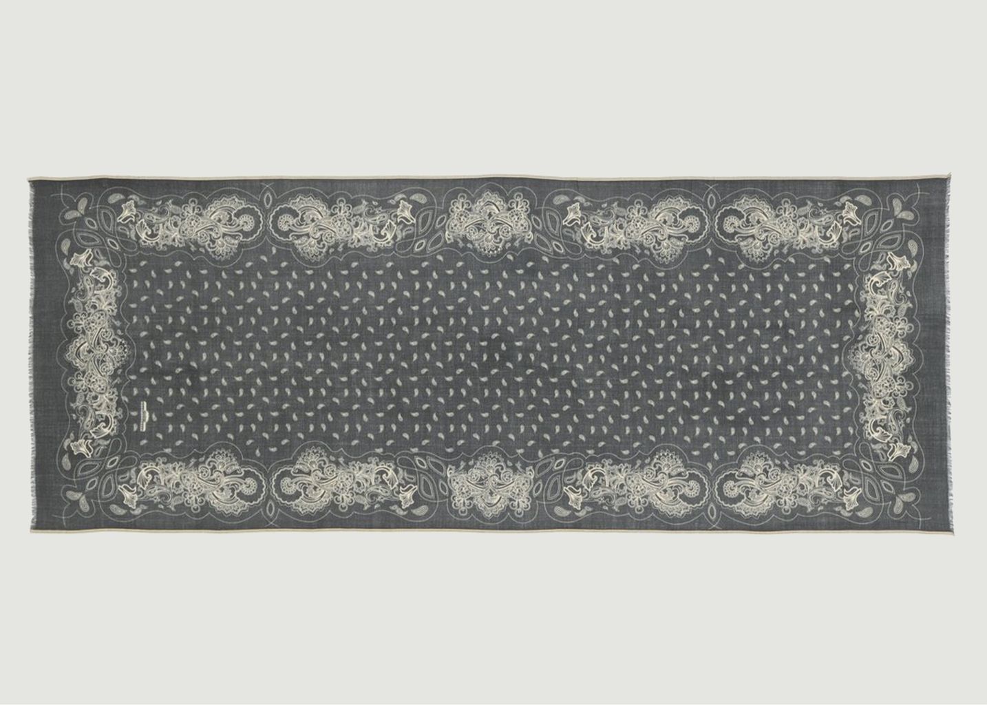 N 536 Fancy Print Wool Scarf