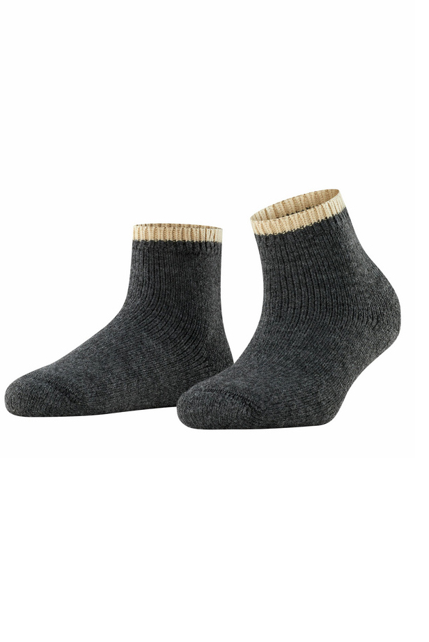 Cosy Plush Socks Anthracite Melange