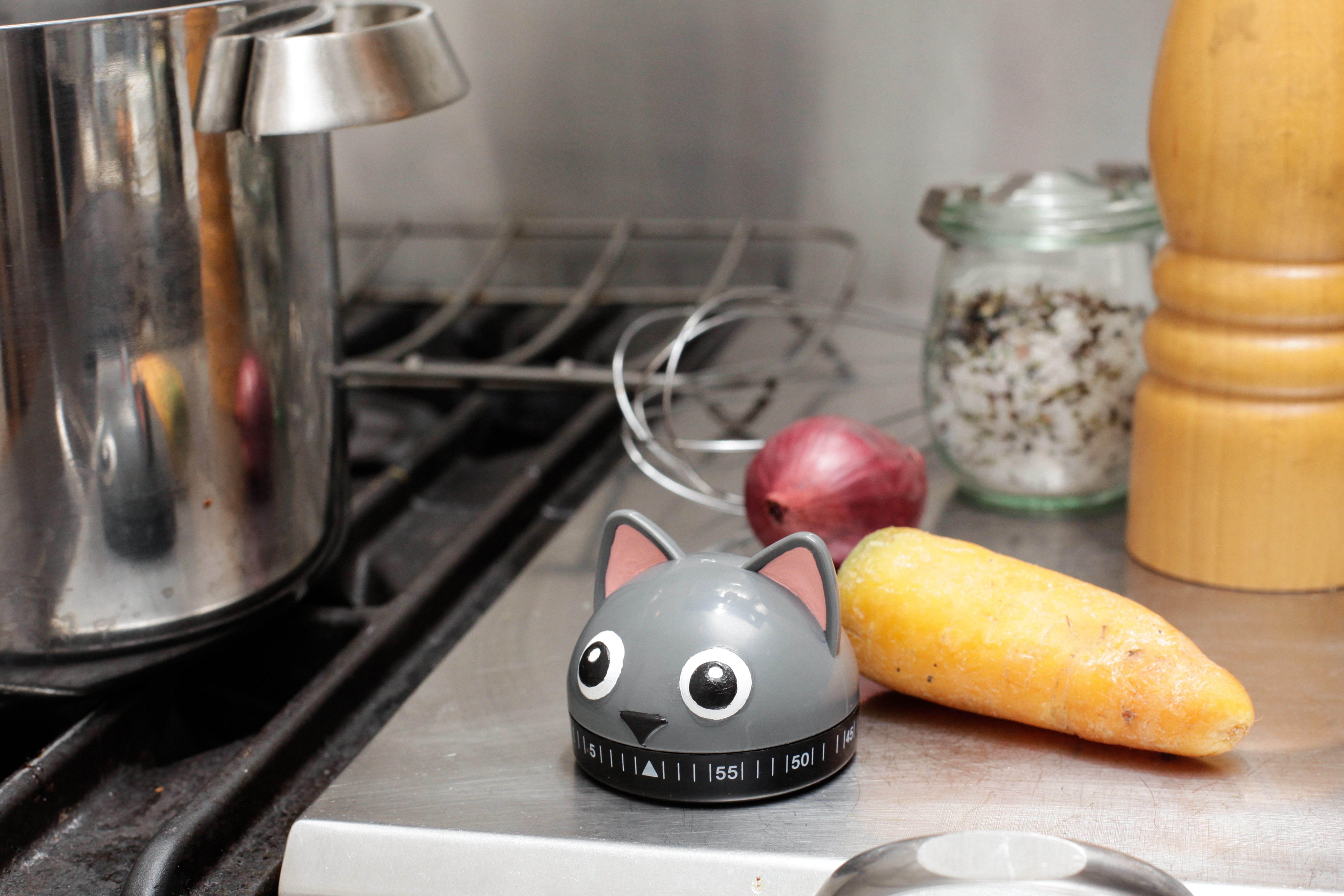 Kikkerland Design Minuteur De Cuisine Chat