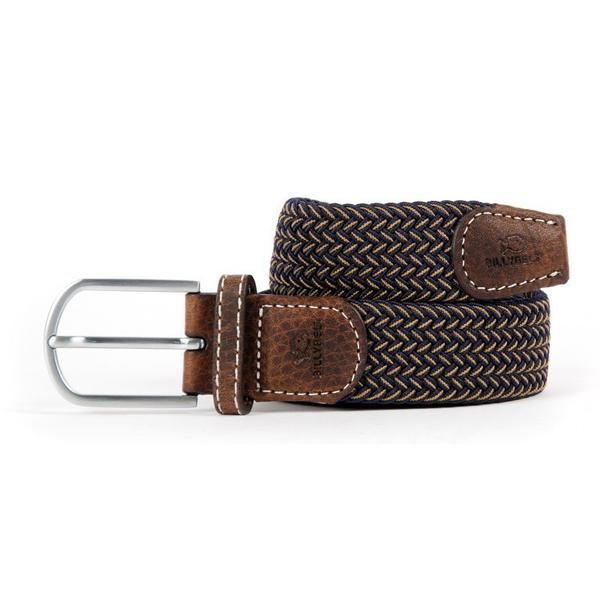 Havana Woven Belt Blue Brown