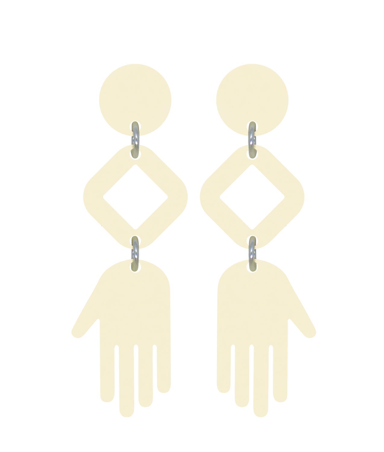 Orella Jewelry Talisman Earrings Bone