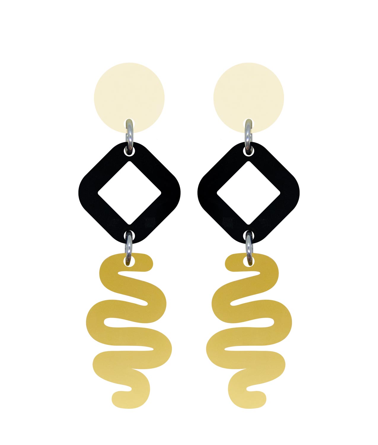 Orella Jewelry Happy/Sad Earrings